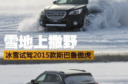 雪地上撒野 冰雪试驾2015款斯巴鲁傲虎斯巴鲁官网